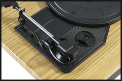 Madison Plattenspieler m. USB & Bluetooth (Holz)