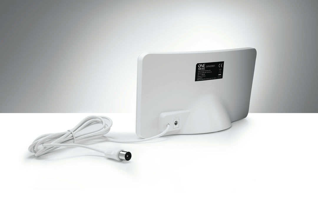 TV und DAB+ Antenne Innen (Weiß)