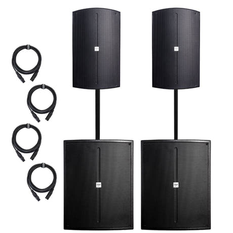 V-Tone NBX-115 Aktiv 15" PA Lautsprecher mit DSP (350W)