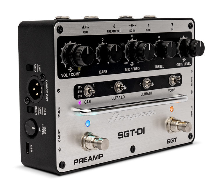 Ampeg SGT-DI Preamp/Drive/DI Basspedal