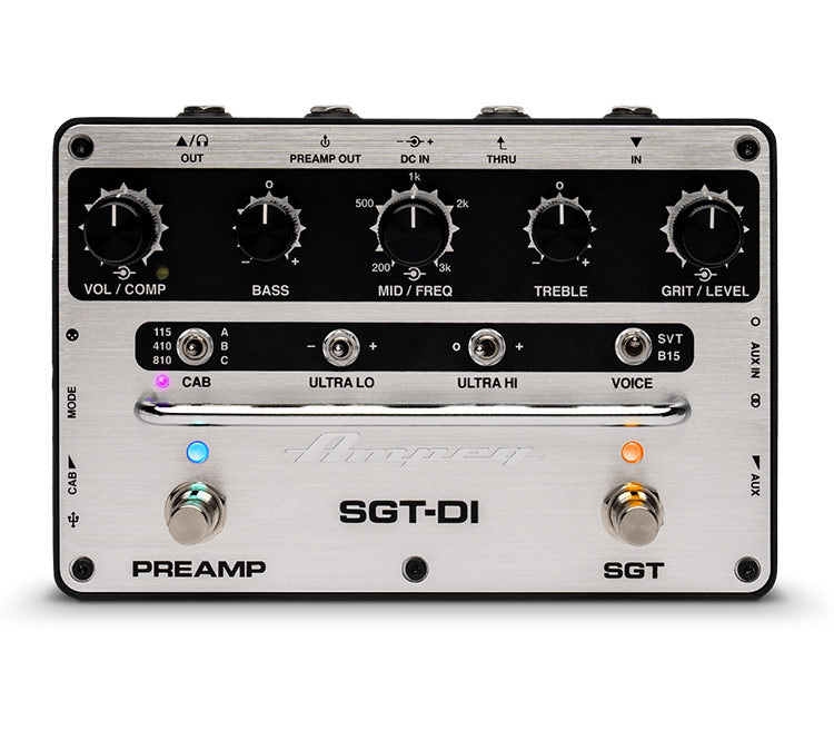 Ampeg SGT-DI Preamp/Drive/DI Basspedal