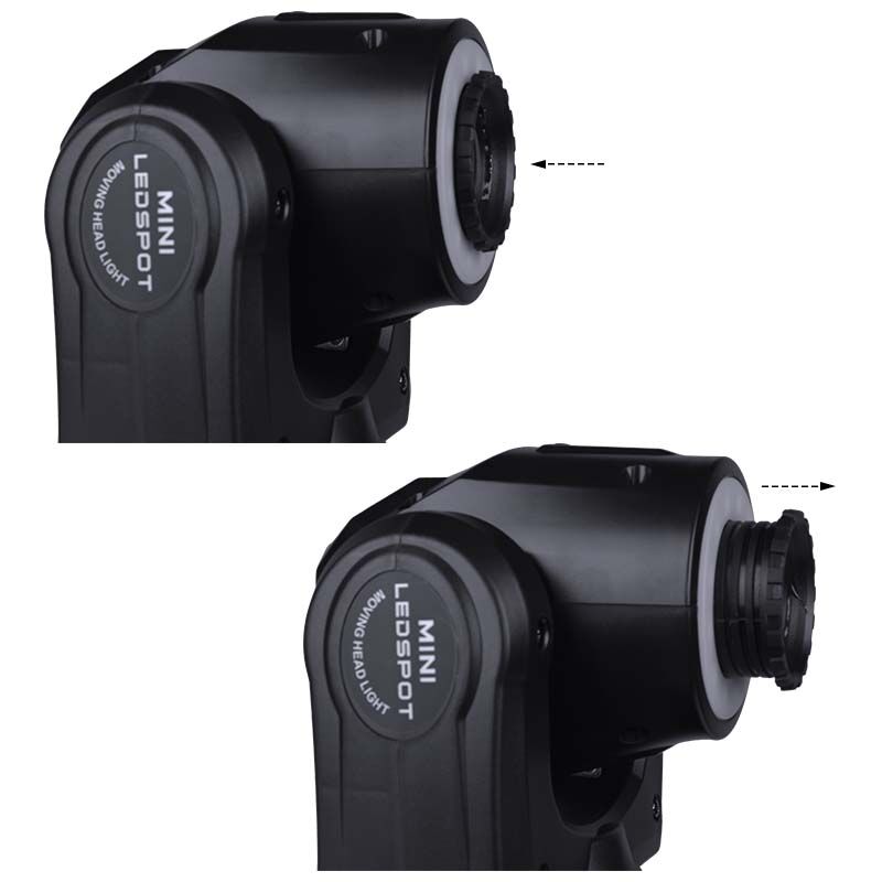 LIGHT4ME 30 SPOT RING tragbares kleines moving head LED