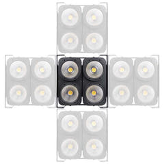 Light4Me LED Blinder 4x125W (WW/CW)