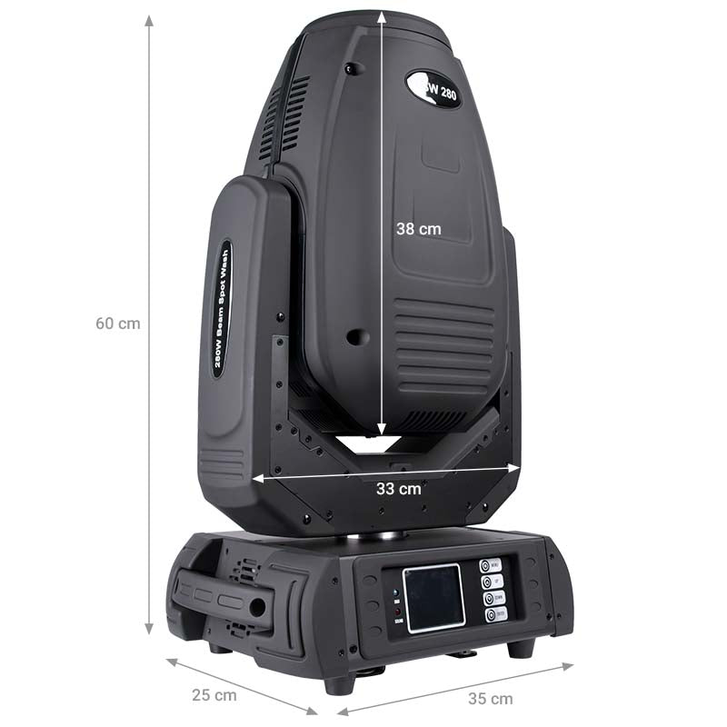 LIGHT4ME BSW 280 moving head beam spot wash Hybrid-Entladungslampe