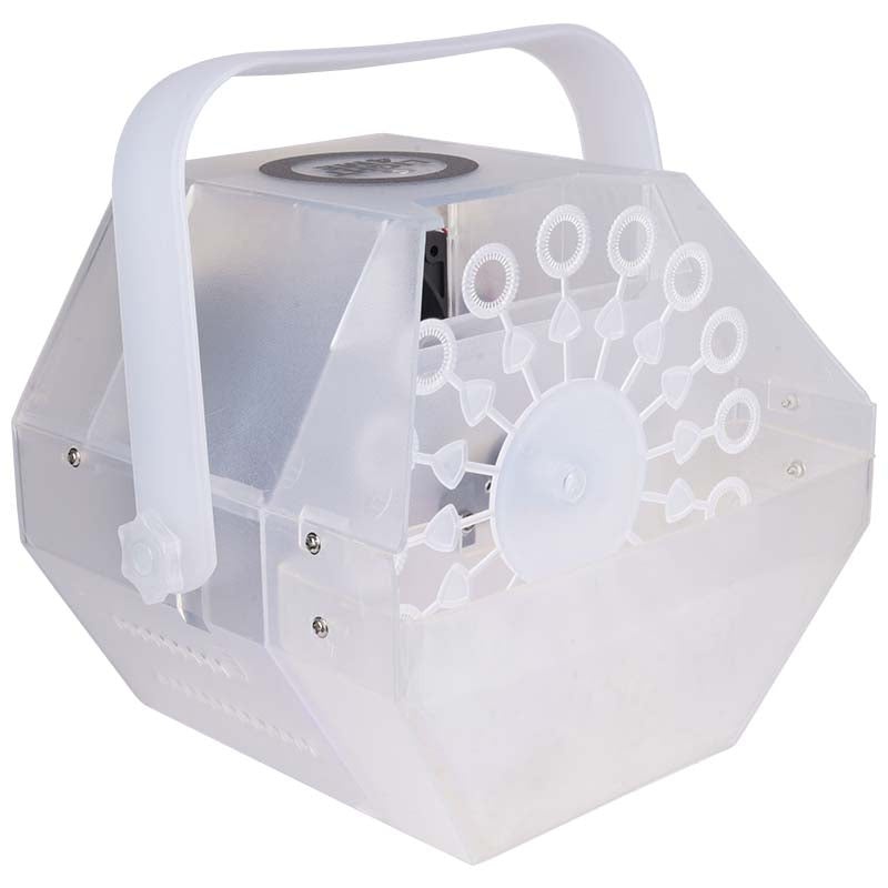Light4Me Bubble LED Seifenblasenmaschine mit mehrfarbigem LED-Licht