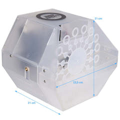 Light4Me Bubble LED Seifenblasenmaschine mit mehrfarbigem LED-Licht