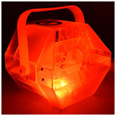 Light4Me Bubble LED Seifenblasenmaschine mit mehrfarbigem LED-Licht