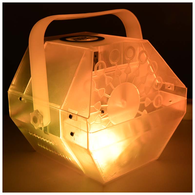Light4Me Bubble LED Seifenblasenmaschine mit mehrfarbigem LED-Licht