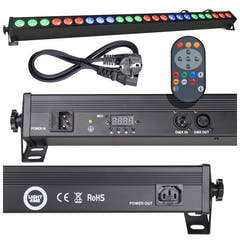 LIGHT4ME DECO BAR 24 RGB IR LED-Bar + Fernbedienung