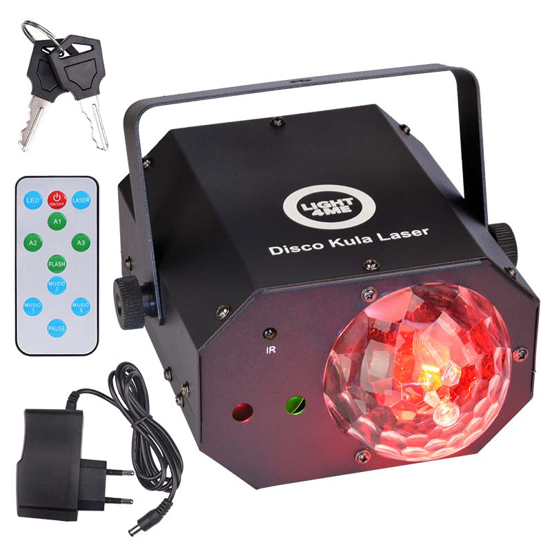 LIGHT4ME DISCO BALL LASER Licht Multieffekt LED