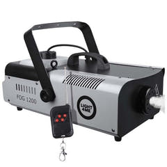 Light4Me Fog 1200 Nebelmaschine 1200W mit kabelloser & kabelgebundener Fernbedienung