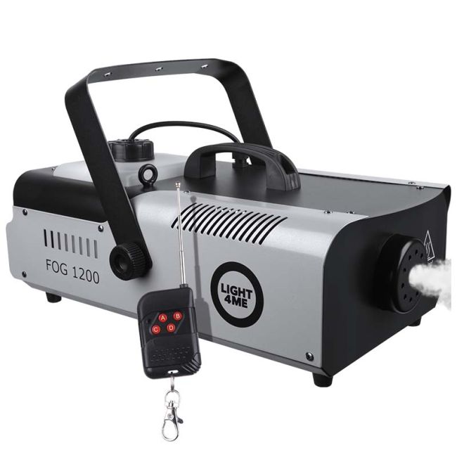 Light4Me Fog 1200 Nebelmaschine 1200W mit kabelloser & kabelgebundener Fernbedienung