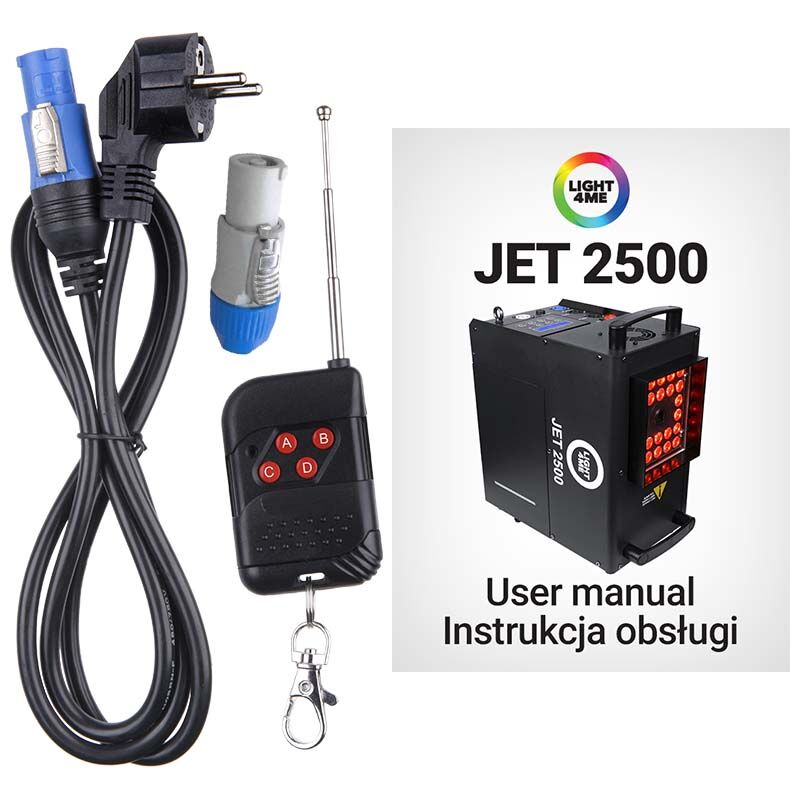LIGHT4ME JET 2500 vertikale Nebelmaschine