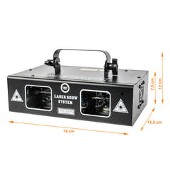 Light4Me Laser RGB Geometrisch 350mW