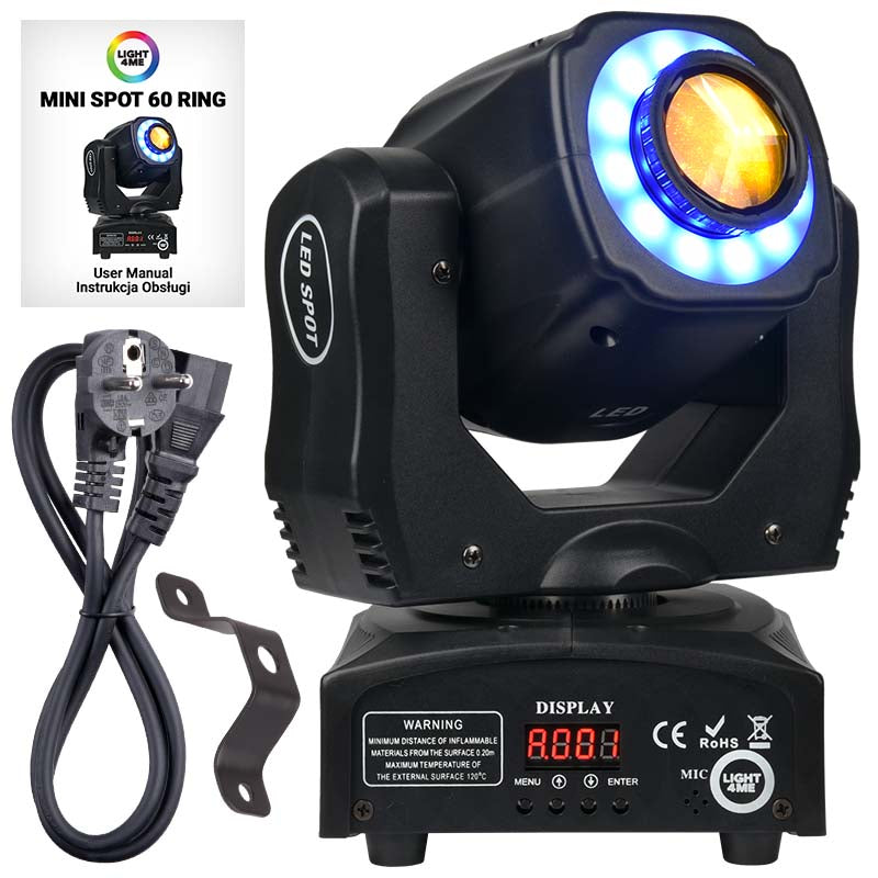 LIGHT4ME MINI SPOT 60 RING moving head LED