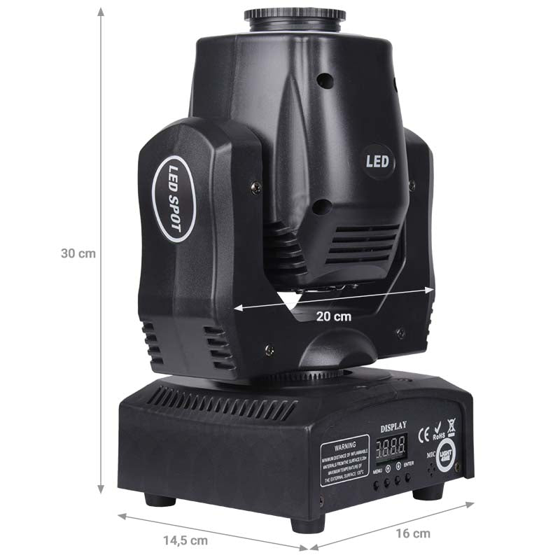 LIGHT4ME MINI SPOT 60 RING moving head LED