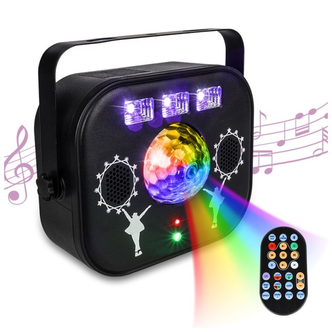 LIGHT4ME MULTIBOX Multi-Effekt LED Disco Laserlicht