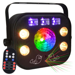 LIGHT4ME MULTIFASE Multieffekt LED UV Waschblitz