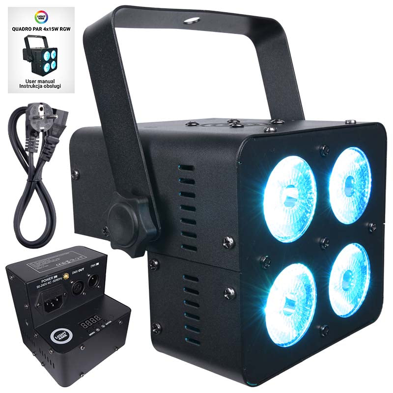 LIGHT4ME QUADRO PAR 4x15W RGBW