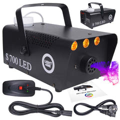 LIGHT4ME S 700W LED-Rauchnebelmaschinen-Effektgenerator mit Fernbedienung