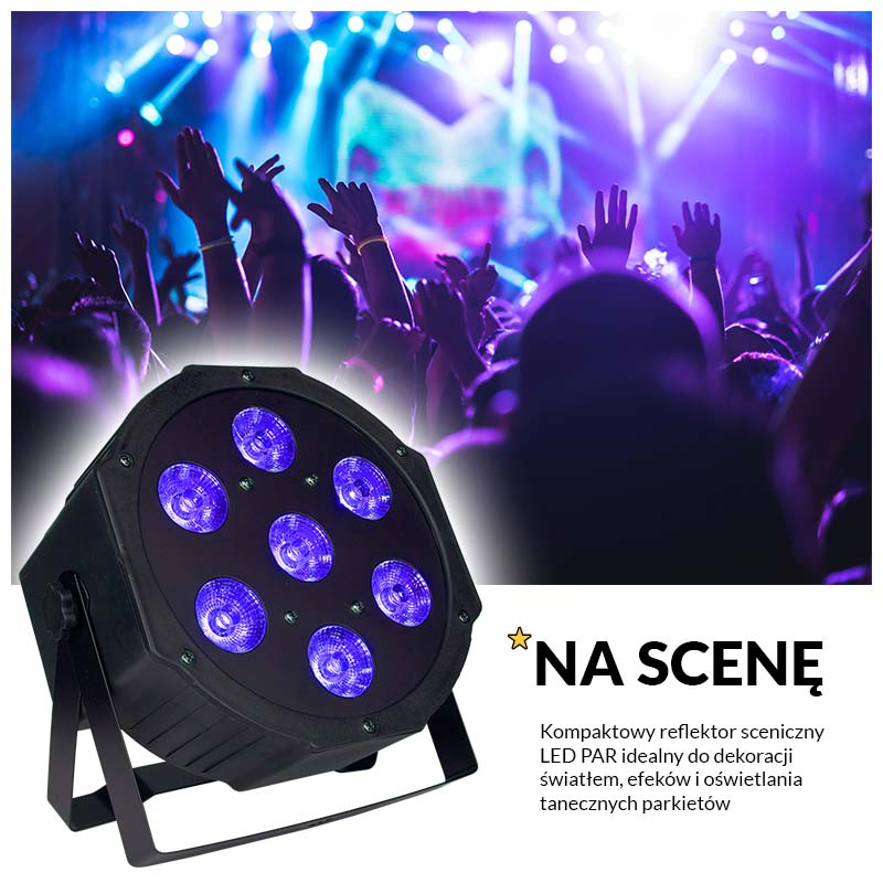 LIGHT4ME TRI PAR BASIC 7x9 scenespotlight LED