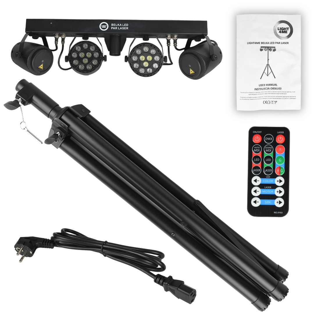 Light4Me T-BAR LED Laser PAR-System