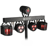 Light4Me T-Bar LED Par Derby Laser MultiBar