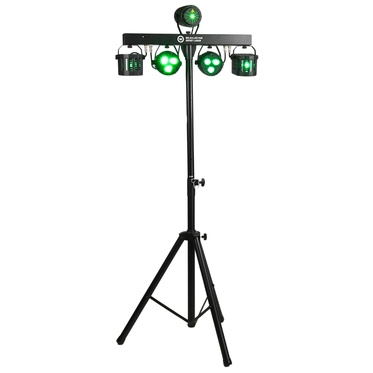 Light4Me T-Bar LED Par Derby Laser MultiBar