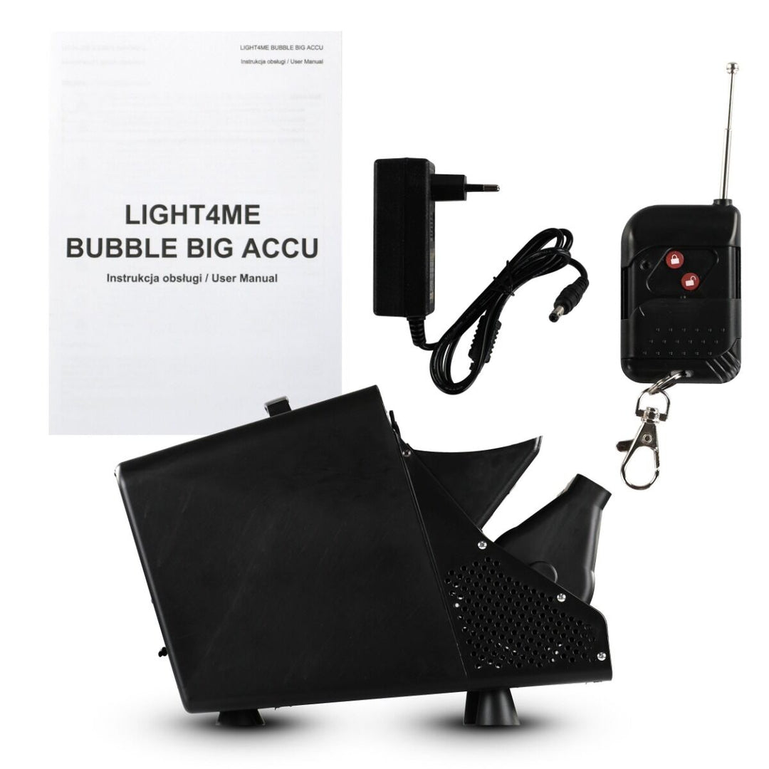 Light4Me Batteriebetriebene Seifenblasenmaschine