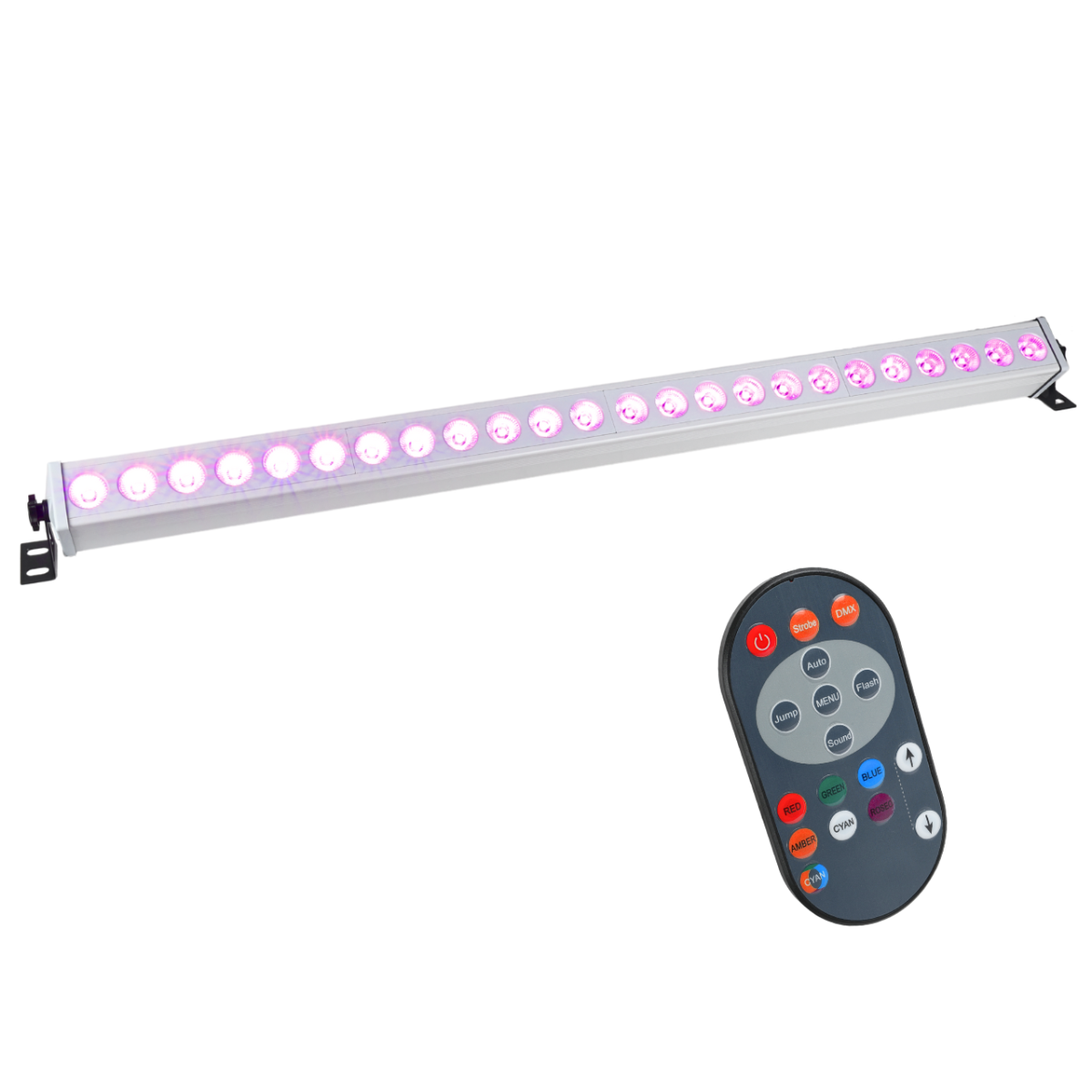 LIGHT4ME DECO BAR 24 RGB IR WH Dimmer mit LED-Beleuchtung