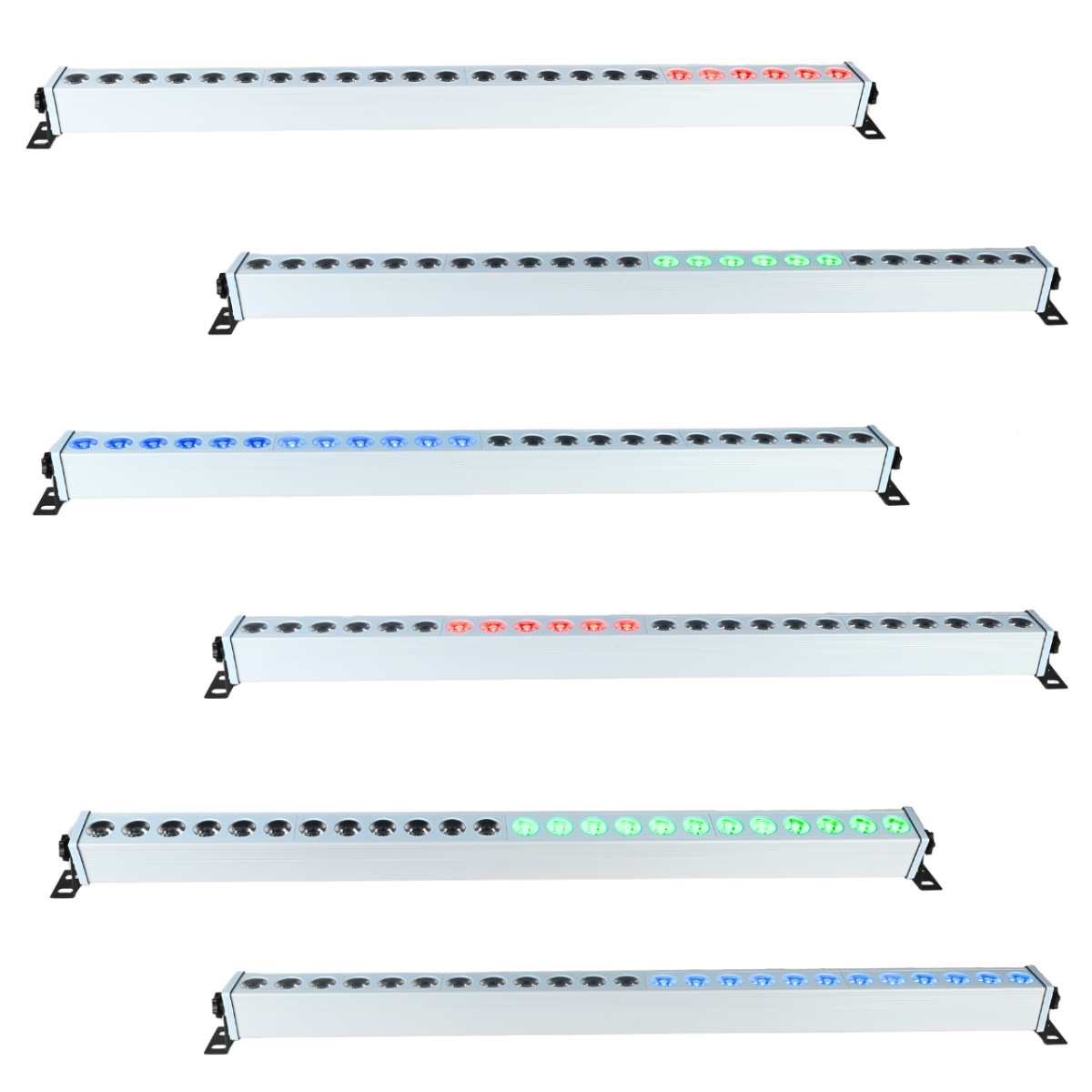 LIGHT4ME DECO BAR 24 RGB IR WH Dimmer mit LED-Beleuchtung