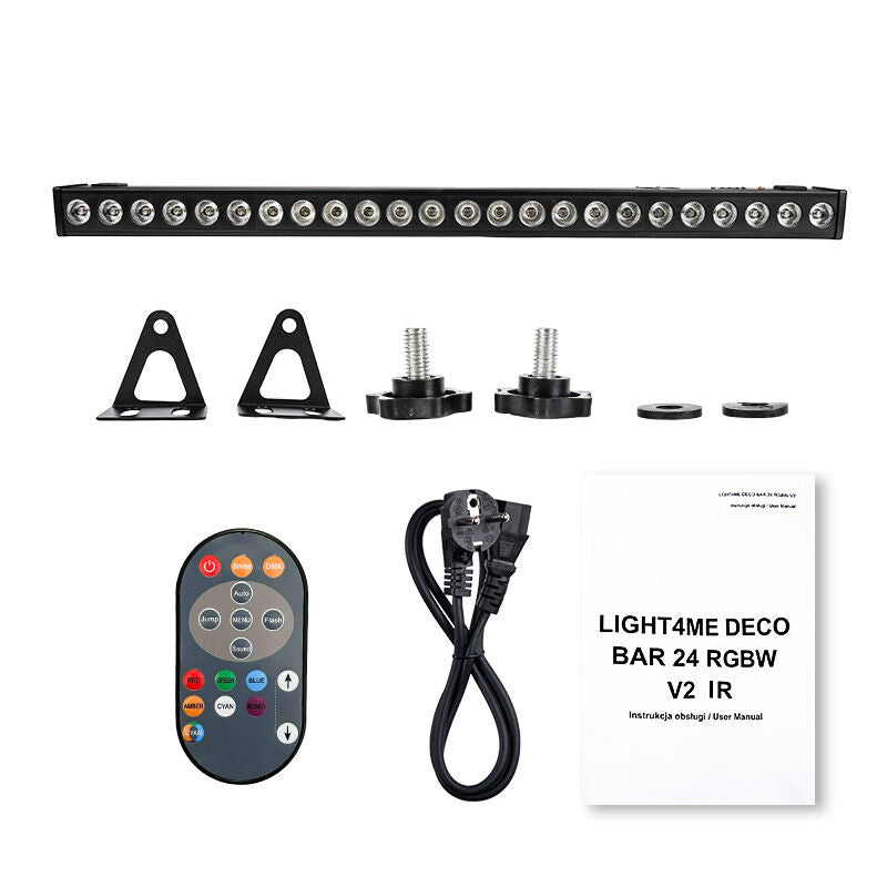 LIGHT4ME DECO BAR 24 RGBW V2 IR-Lichtleiste