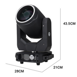LIGHT4ME FOCUS 200W BEAM RING LED moving head