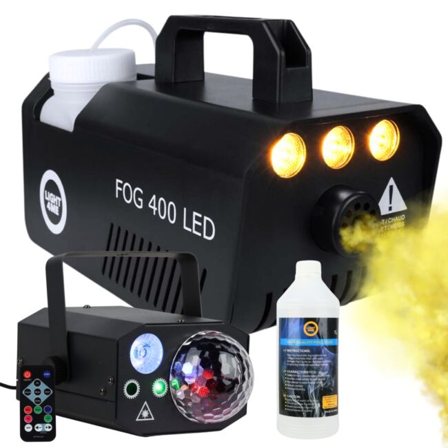 LIGHT4ME GIG SET 1 røgmaskine 400W LED væske