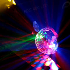 Light4Me GIG SET 2 Partyset – Nebelmaschine, Seifenblasenmaschine & 4-in-1-Lichteffekt