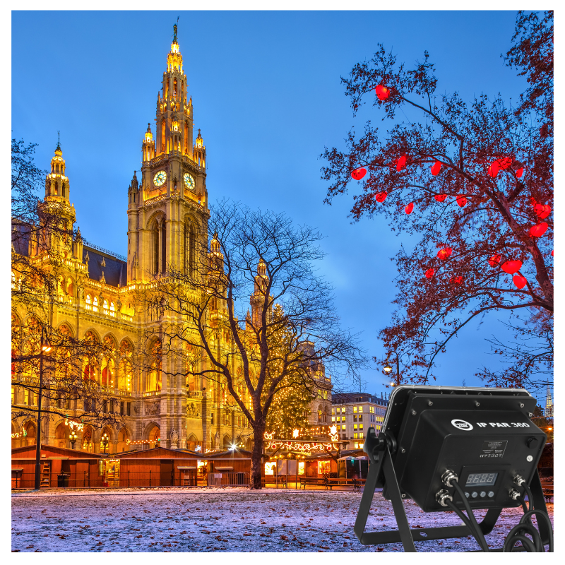 LIGHT4ME IP PAR 360 Bühnen-Spotlight Lichteffekt