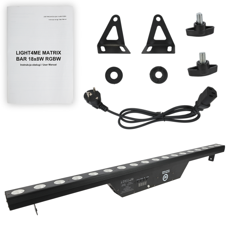 Light4Me Matrix Bar 18x8W RGBW LED Lighting Bar