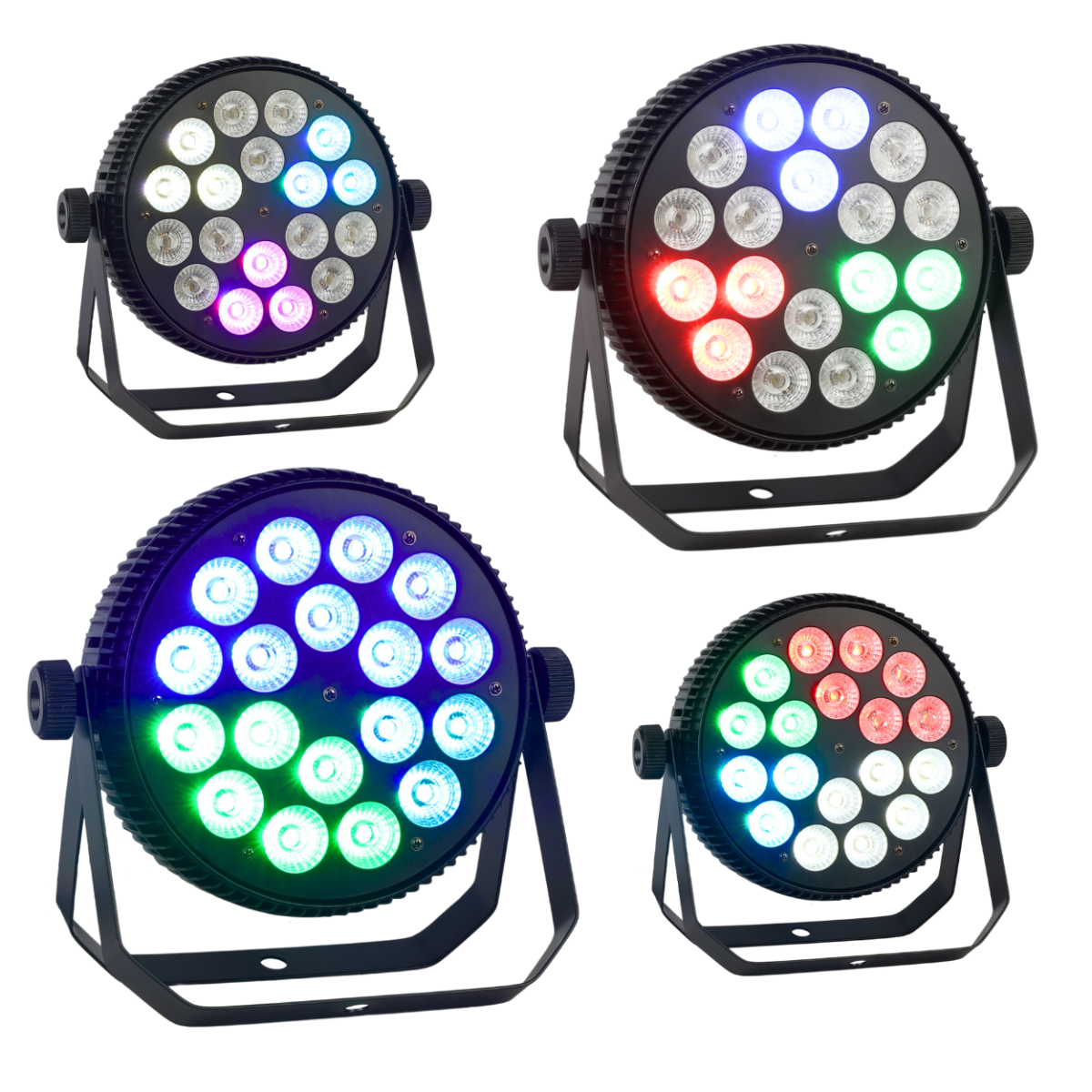 LIGHT4ME PARTY PAR 18x10W RGBW Bühnenscheinwerfer