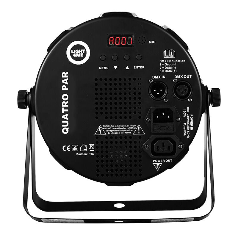 LIGHT4ME FIRE PAR 18x10W RGBW
