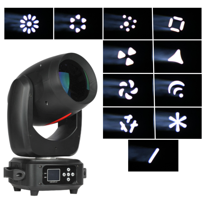 LIGHT4ME RED LINE BEAM 120W LED moving head Achse