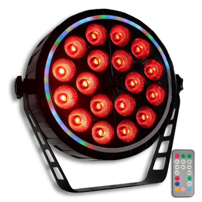 LIGHT4ME RING PAR 18 RGBW Bühnen-Spotlight-Effekt