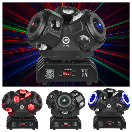 LIGHT4ME SID PRO 5-in-1 bewegliches Multieffektlicht