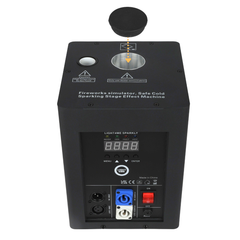 Light4Me SPARKLY Cold Spark Machine 600W DMX mit kabelloser Fernbedienung