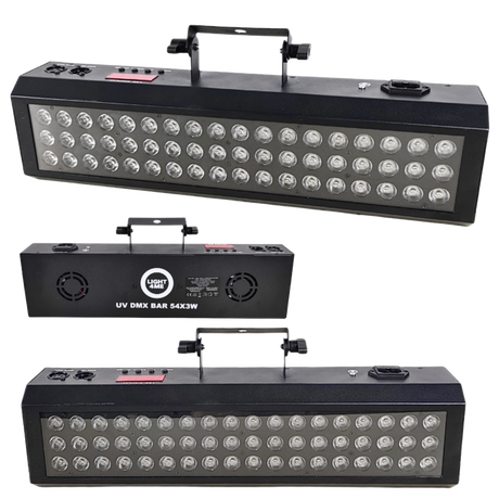 LIGHT4ME UV DMX BAR 54X3W Liste der Lichteffekte