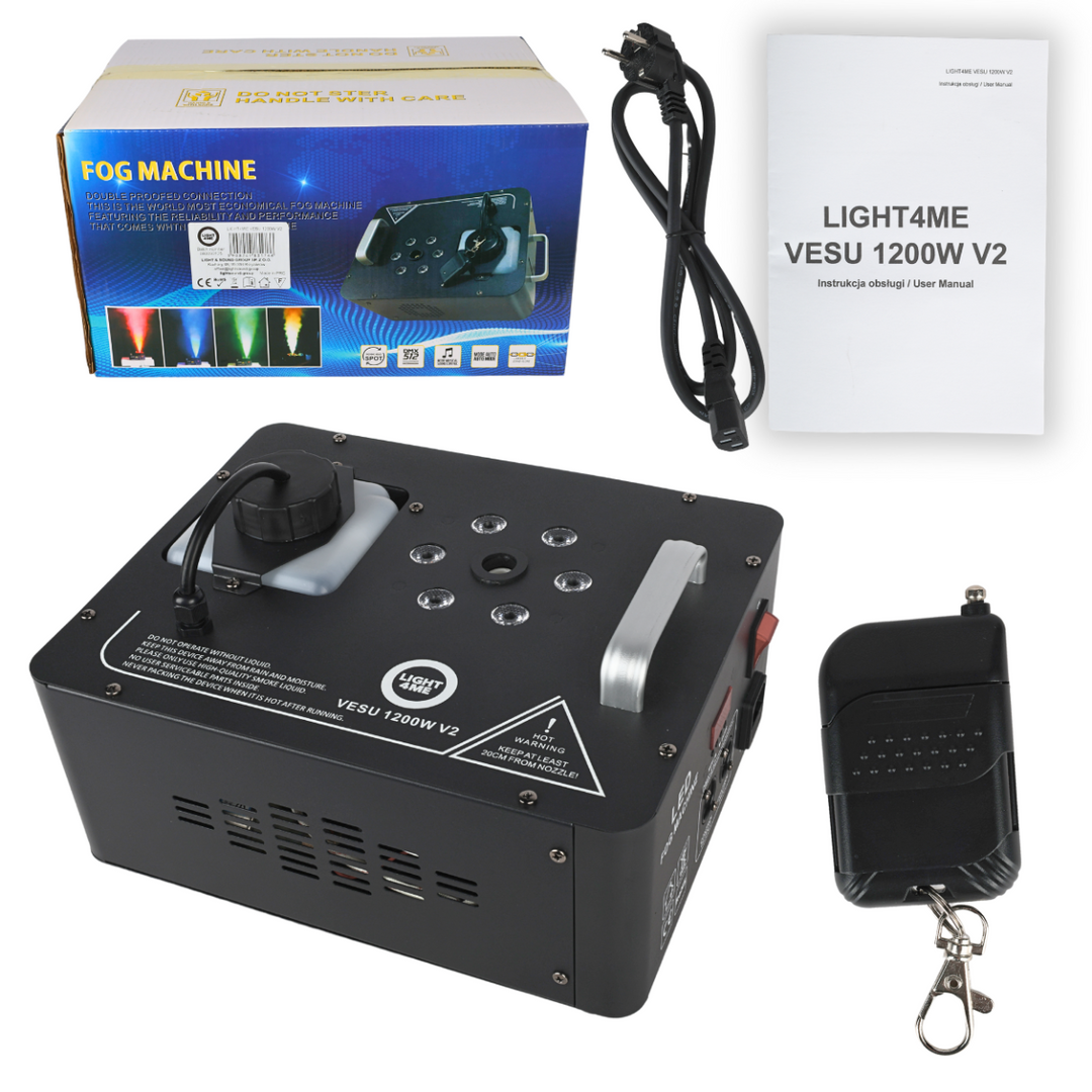 Light4Me VESU 1200W V2 Vertikale Nebelmaschine LED
