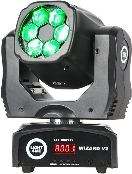 LIGHT4ME WIZARD v2 moving head FX-Beleuchtung