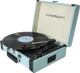 Madison Vintage Plattenspieler mit Bluetooth (Hellblau)