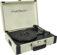 Madison Vintage Plattenspieler m. Bluetooth (Cream)