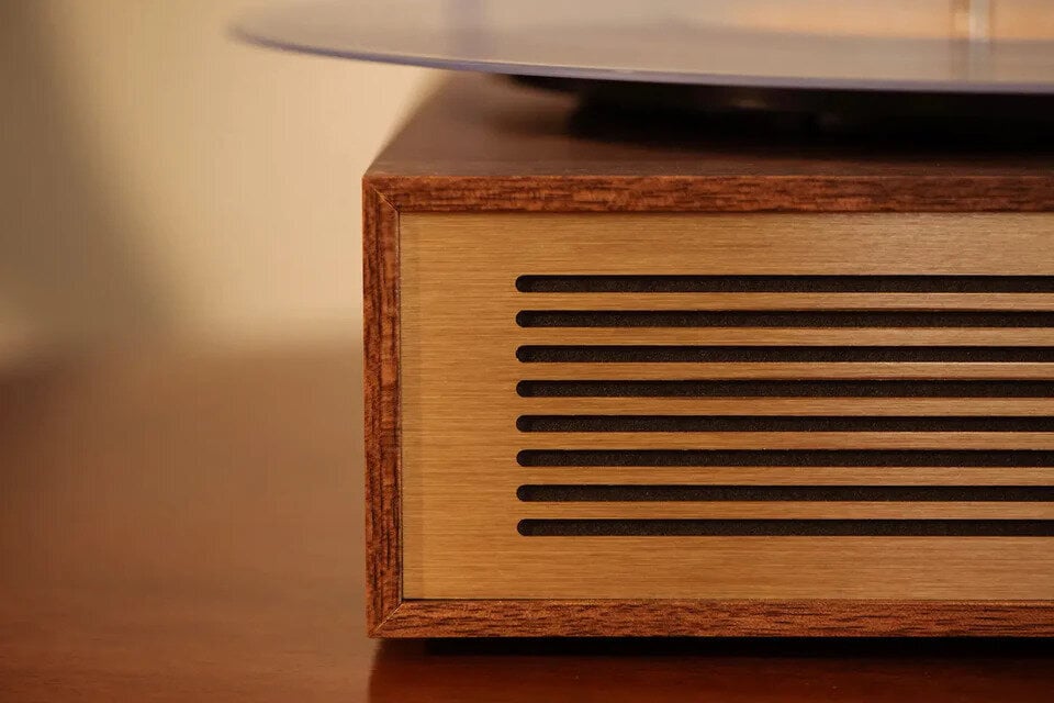 Crosley Miles Plattenspieler, Walnuss