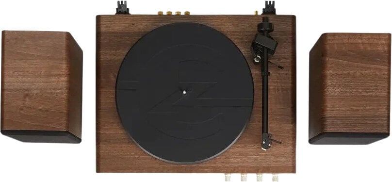 Crosley C65 Plattenspieler mit Lautsprechern, Walnuss